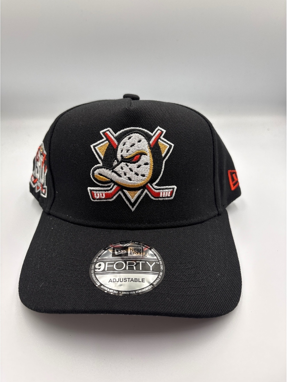 New Era 9FORTY Adjustable Anaheim Ducks Black Baseball Cap